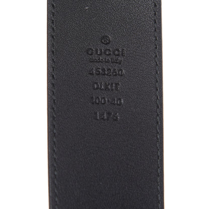 Gucci Moon Calfskin Pearl Double G 40mm Belt 100 40 Black Cream 6 of 6
