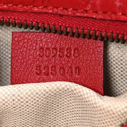 Gucci Microguccissima Sunshine Disco Crossbody Bag Red 7 of 12