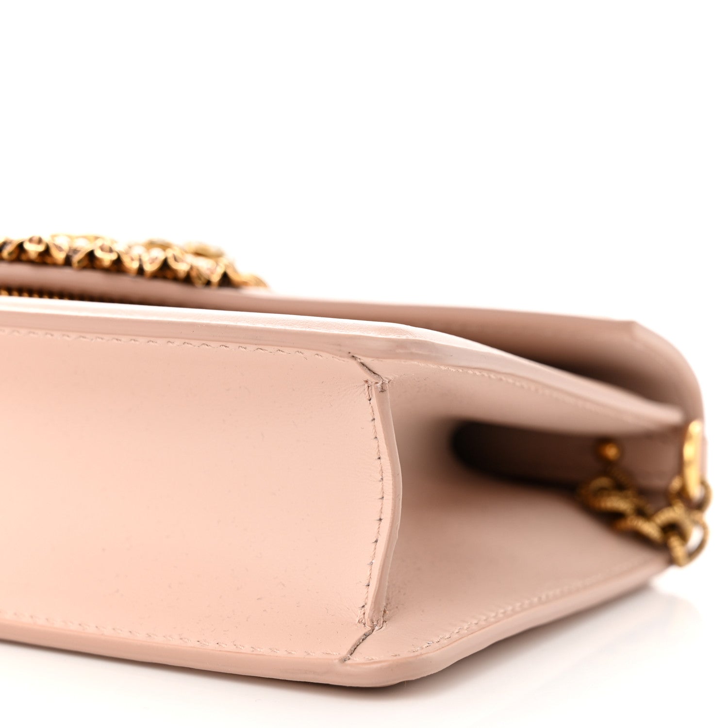 Dolce & Gabbana Smooth Calfskin Small Devotion Envelope Top Handle Bag Cipria 9 of 10