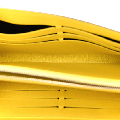 Louis Vuitton Monogram Tribal Mask Sarah Wallet Yellow 5 of 10