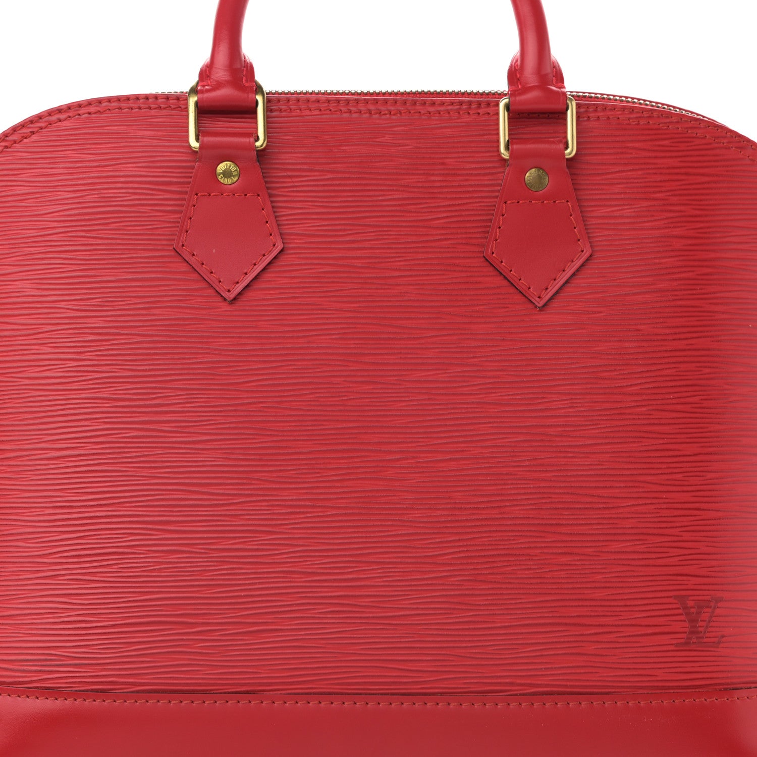 Louis Vuitton Epi Alma PM Castillan Red 8 of 13