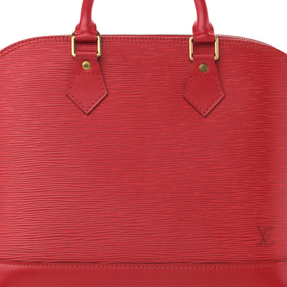 Louis Vuitton Epi Alma PM Castillan Red 8 of 13