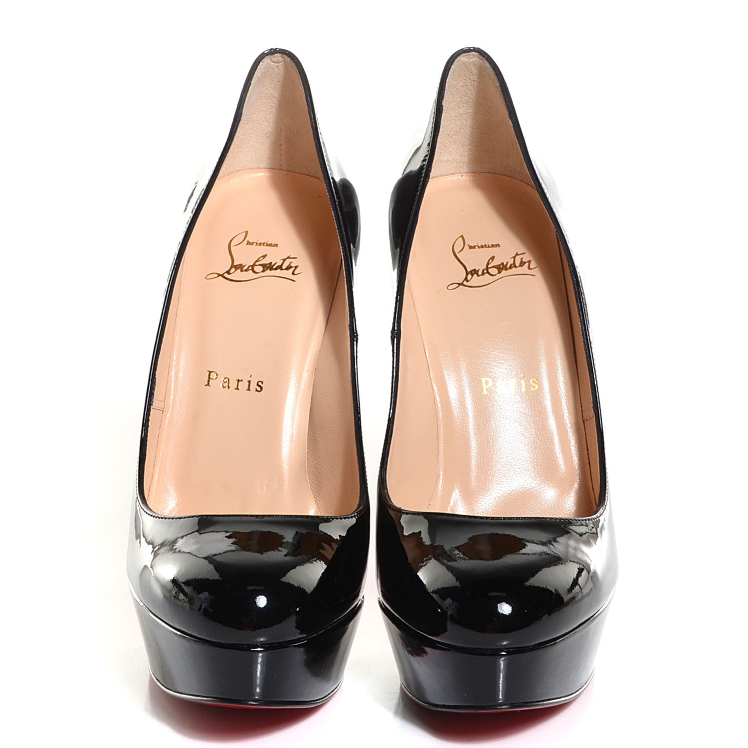 Christian Louboutin Patent Bianca 140 Pumps 38.5 Black 2 of 7