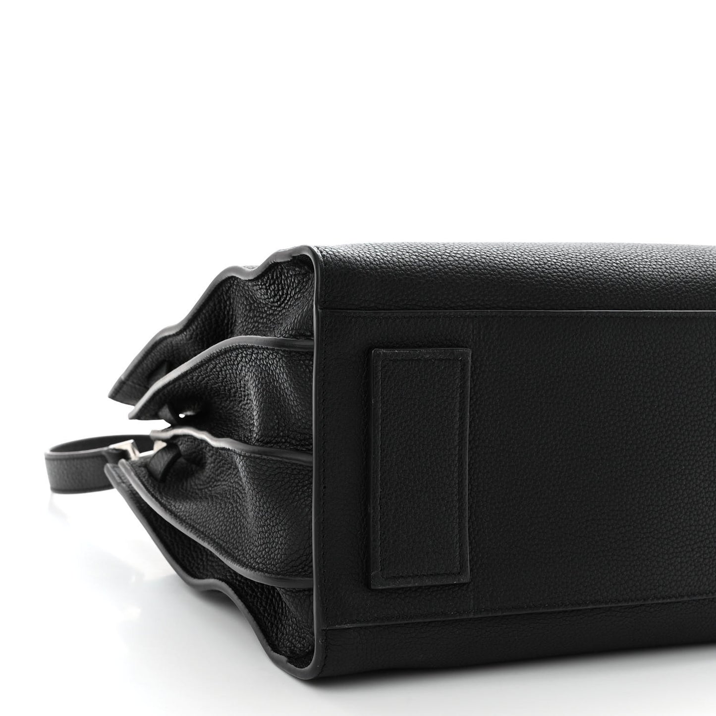 Grained Calfskin Small Supple Sac De Jour Black
