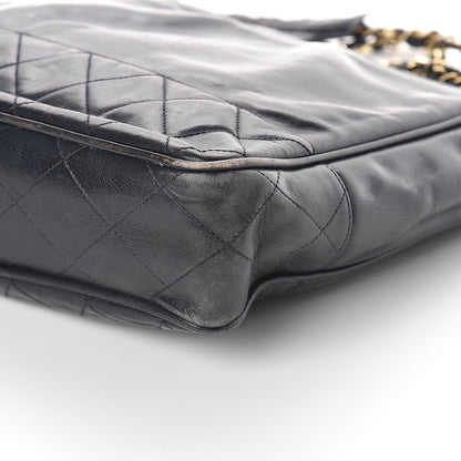 Chanel Lambskin Shopping Tote Navy 11 of 11