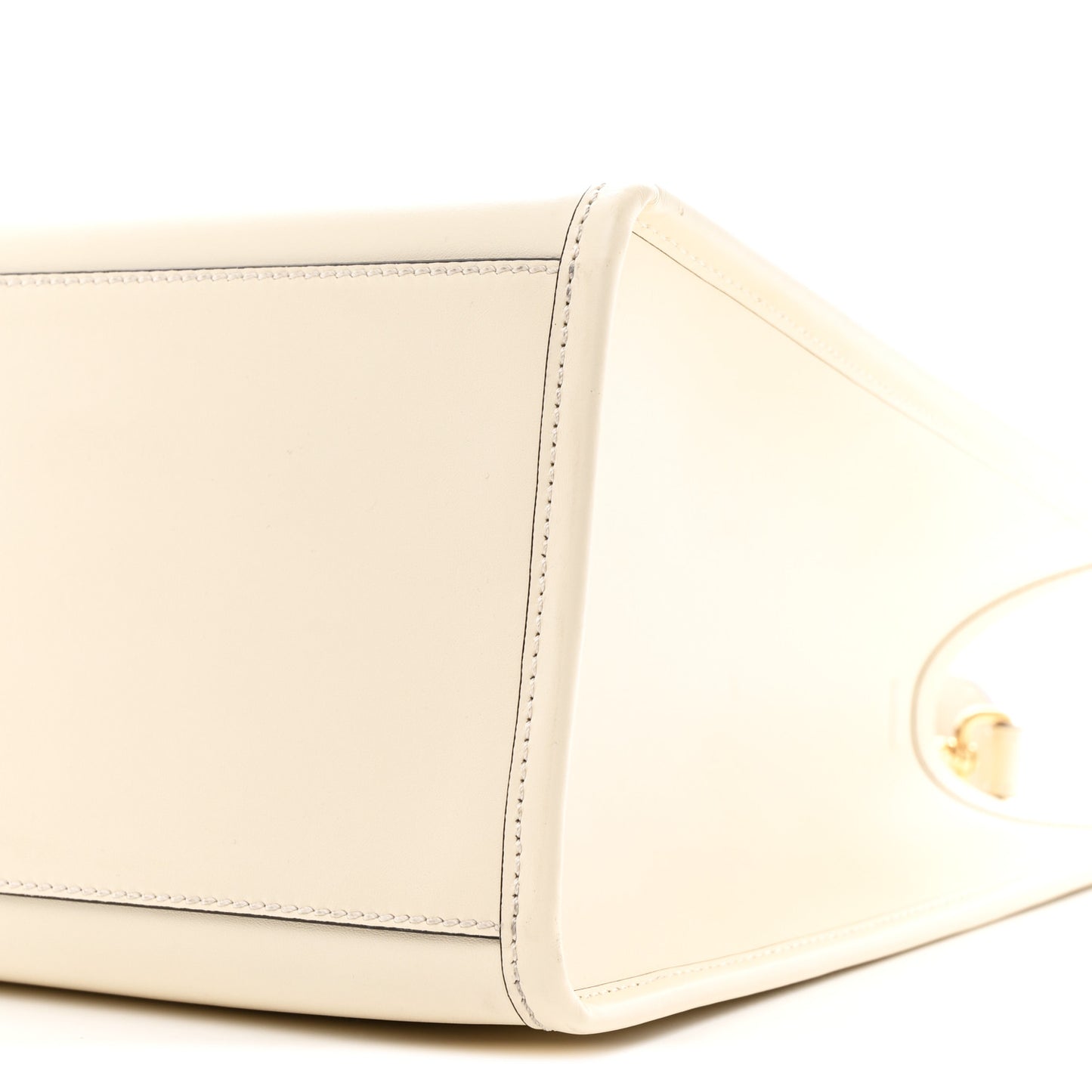 Vitello King Plexiglass Medium Fendi Sunshine Shopper Tote White Ice