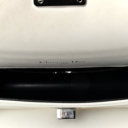 Christian Dior Patent Micro-Cannage Mini Diorama Flap Bag White 5 of 8