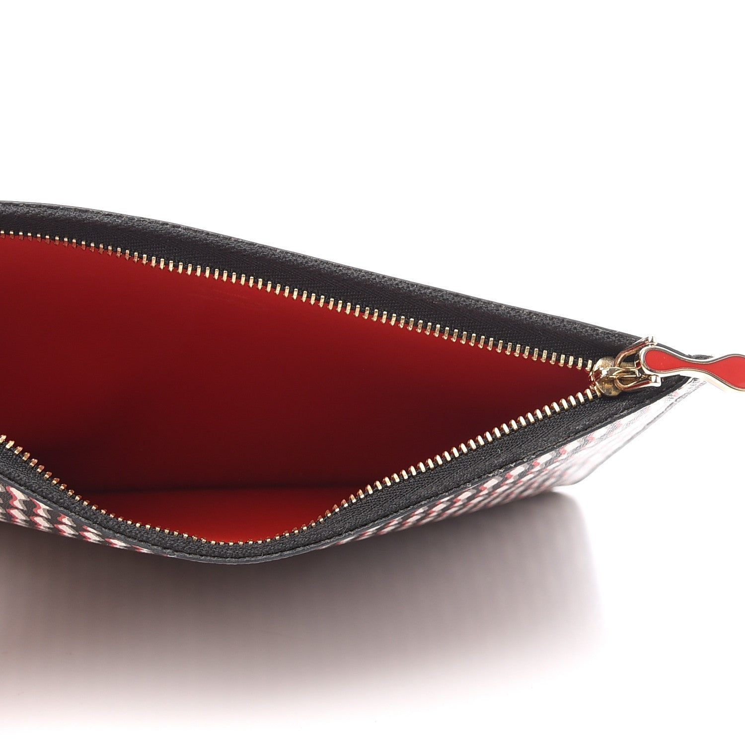 Christian Louboutin Saffiano Printed Zip Pouch Multicolor 5 of 7