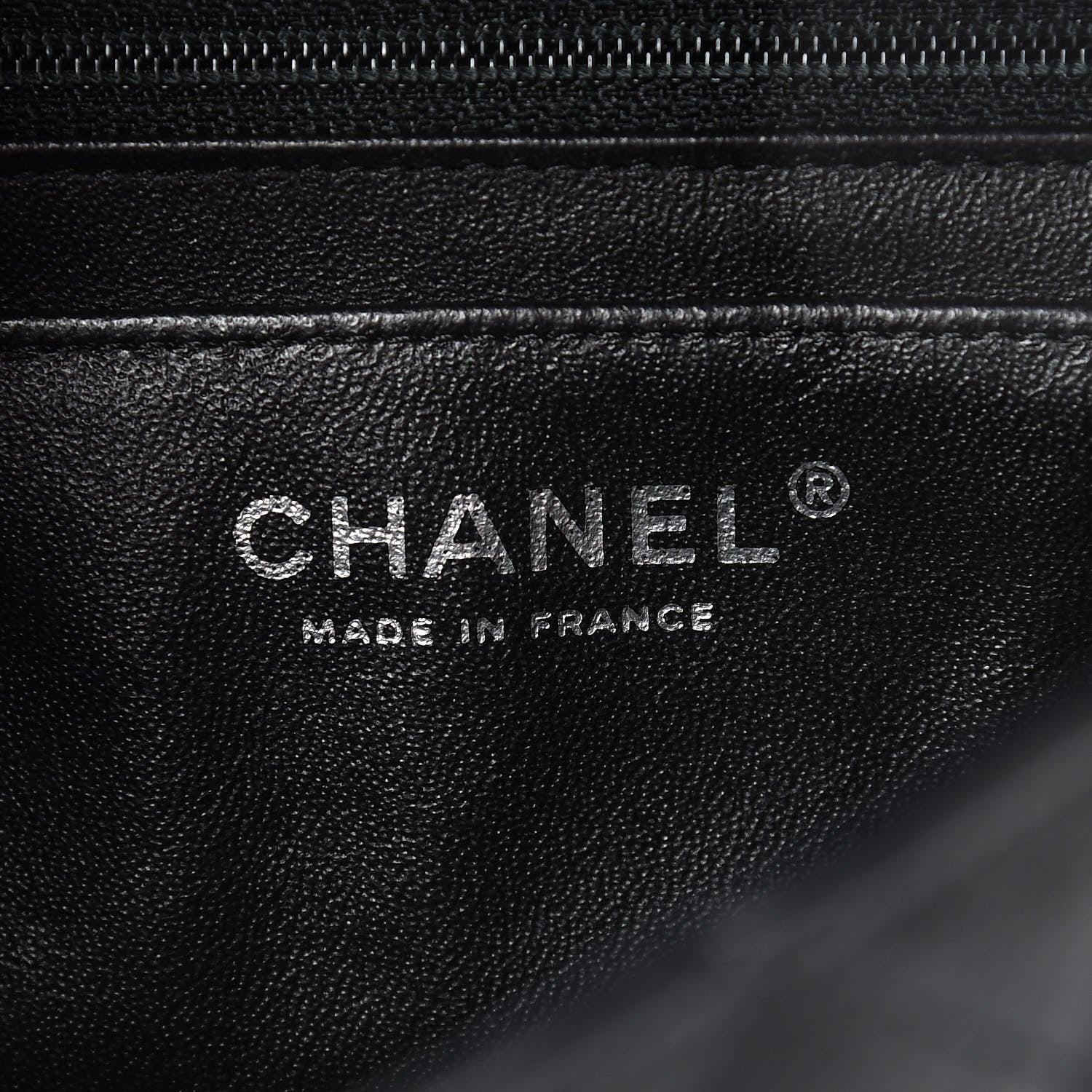 Chanel Crumpled Calfskin Quilted Mini Rectangular Flap So Black 6 of 11