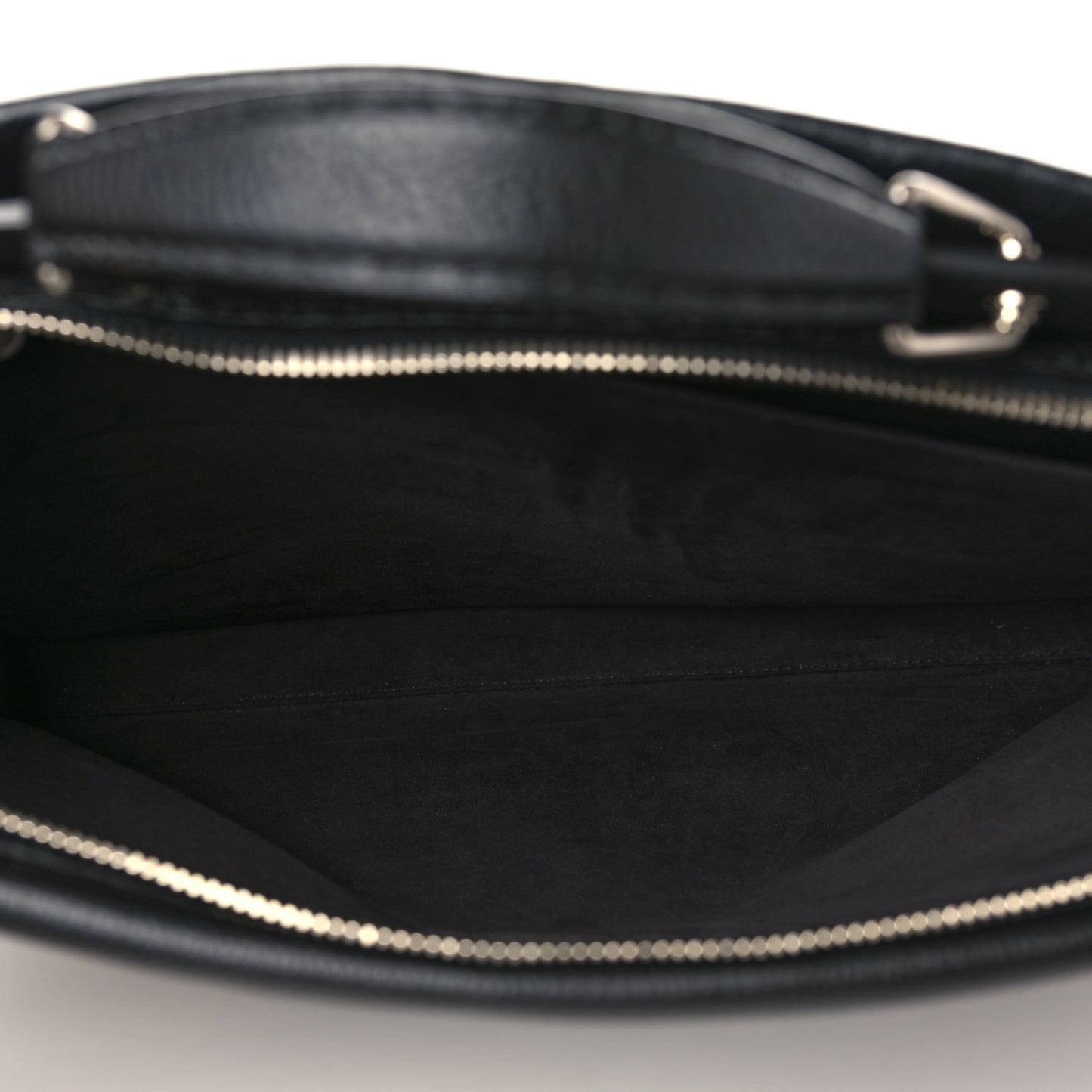 Cuoio Romano Selleria Metal Stitch Large Mens Peekaboo Iconic Essential Satchel Black