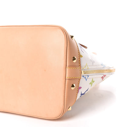 Louis Vuitton Monogram Multicolor Alma White 6 of 16