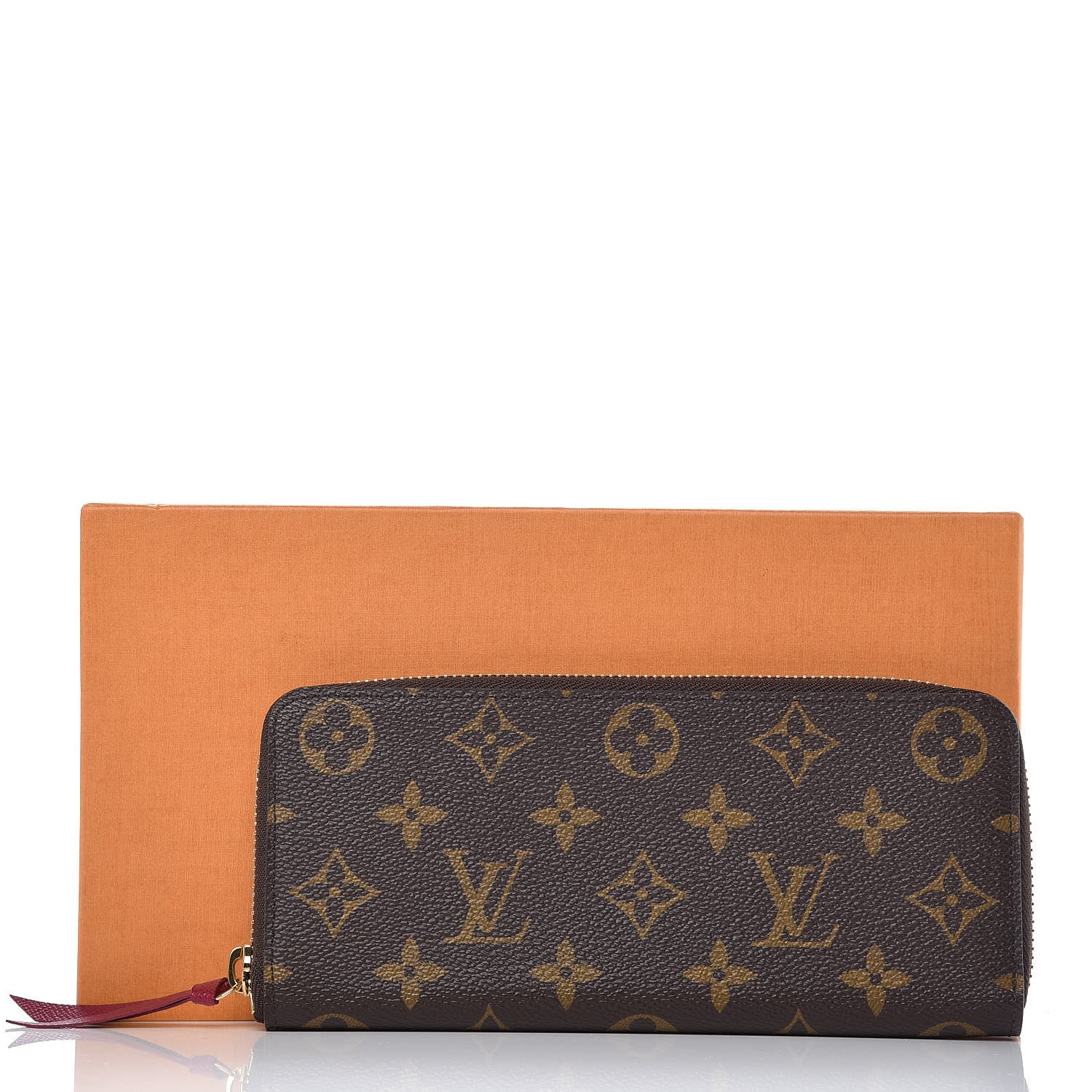 Louis Vuitton Monogram Clemence Wallet Fuchsia 9 of 9