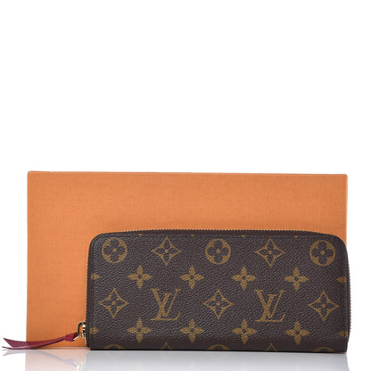 Louis Vuitton Monogram Clemence Wallet Fuchsia 9 of 9