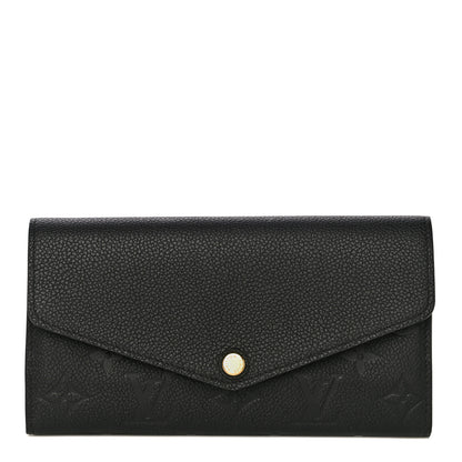 Louis Vuitton Empreinte Sarah Wallet NM Black 1 of 13