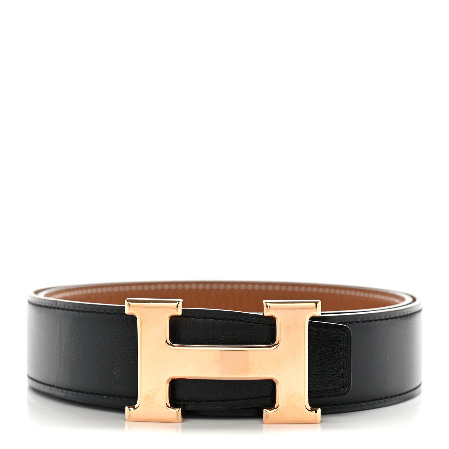 Box Togo 24mm Mini H Belt 80 32 Black Gold