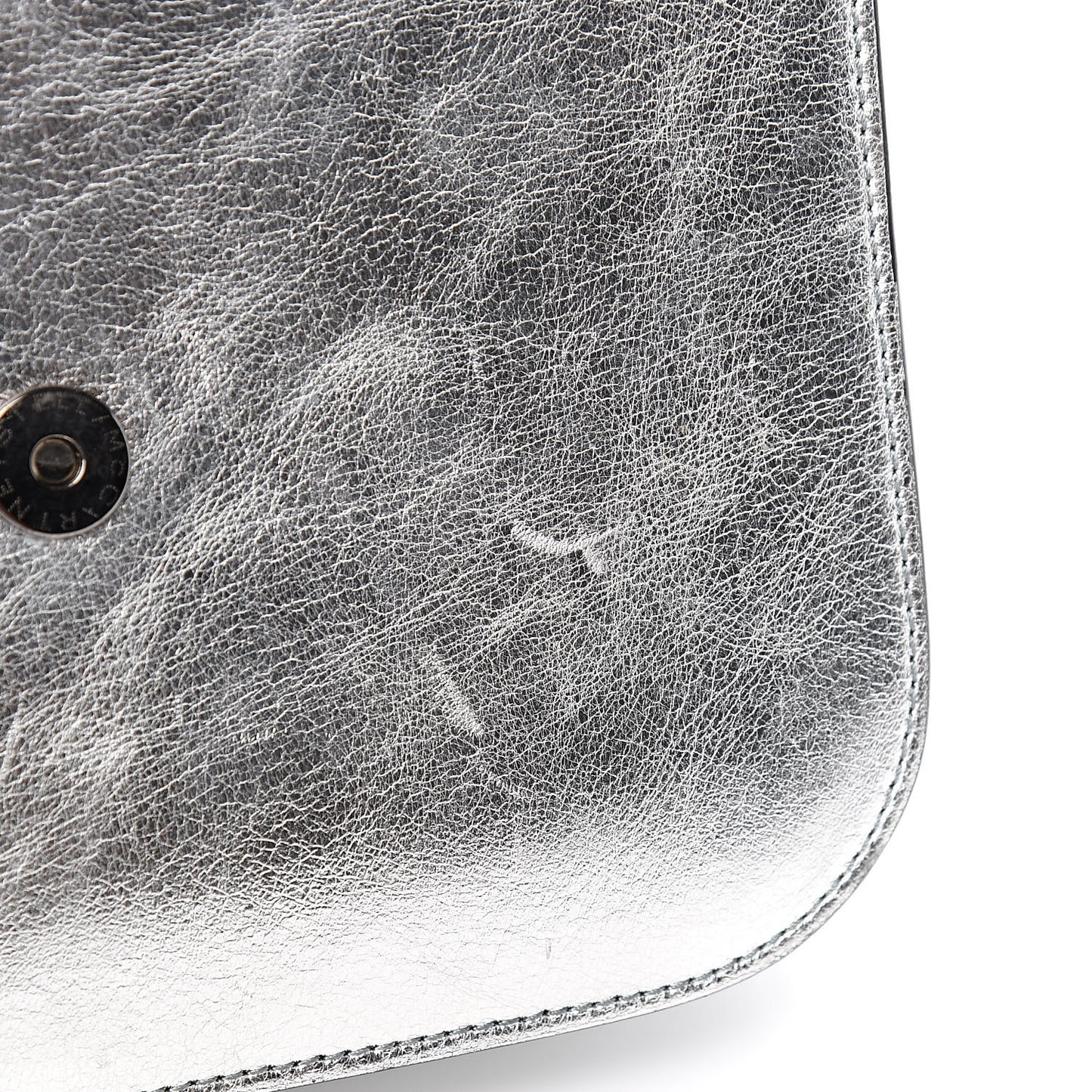 Metallic Alter Nappa Medium Star Falabella Box Shoulder Bag Silver