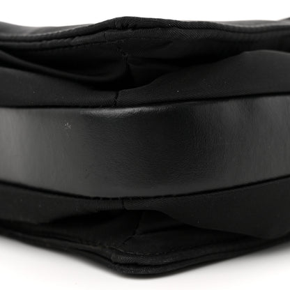 Prada Re-Nylon Vitello Padded Large Flap Shoulder Bag Black 10 of 12