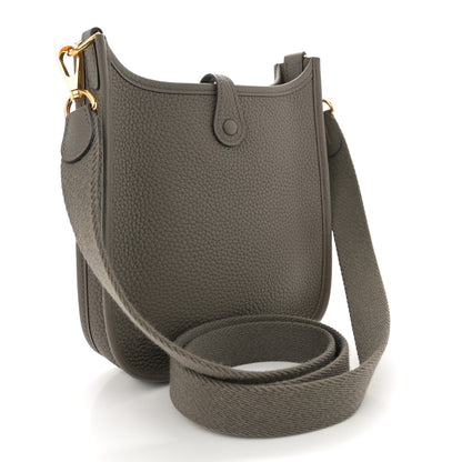 Hermes Taurillon Clemence Evelyne TPM Etain 3 of 10