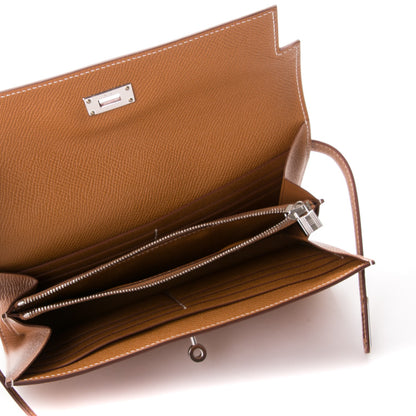 Hermes Epsom Kelly Longue Wallet Gold 4 of 6