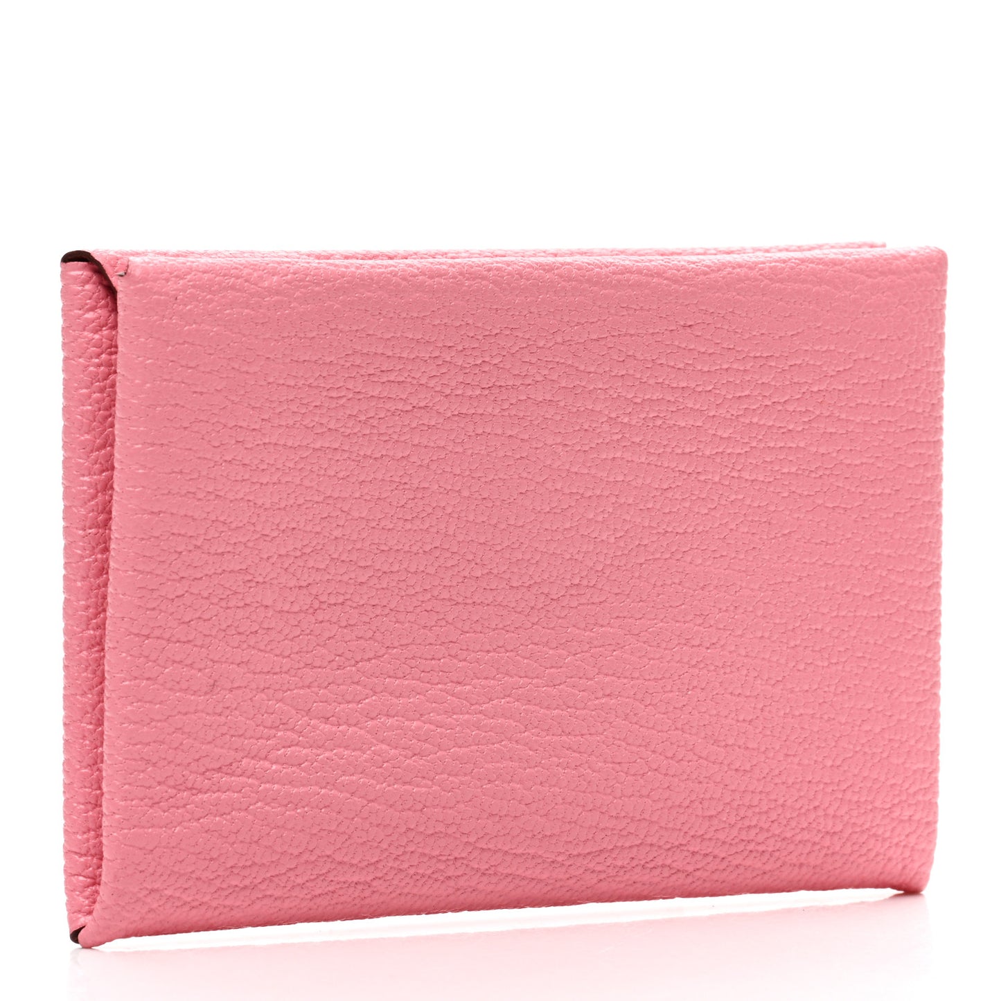 Chevre Chandra Verso Calvi Card Case Rose Confetti Brique
