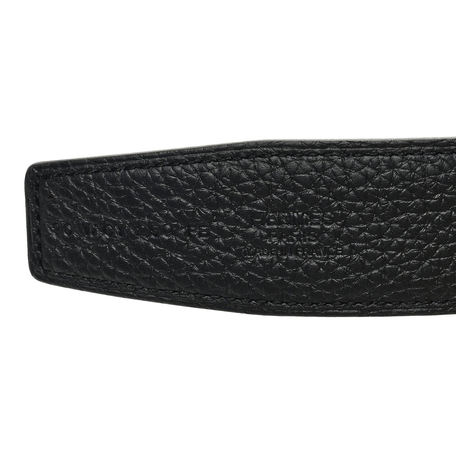 Hermes Chamonix Togo 32mm H Twist Belt 90 75 30 Black 3 of 6