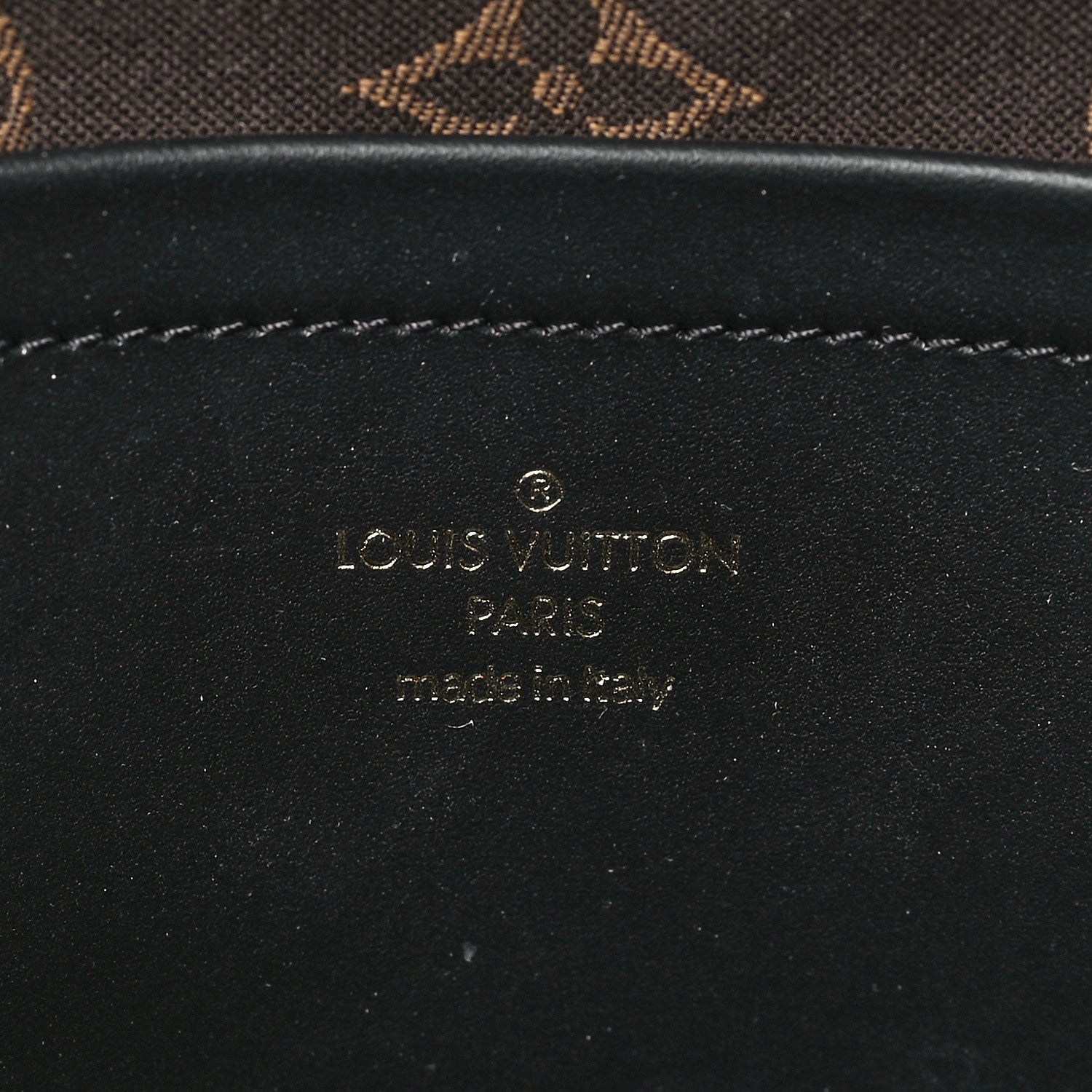 Louis Vuitton Calfskin Monogram Embossed Utility Crossbody Black 6 of 9