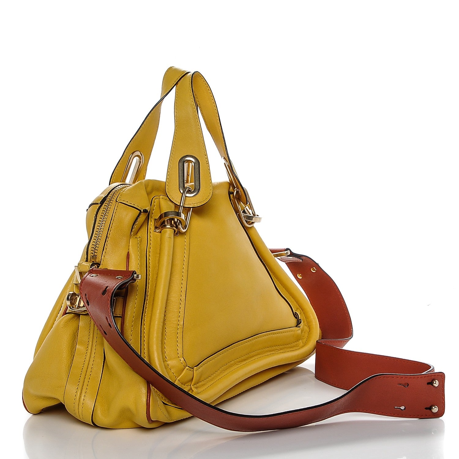 Chloe Calfskin Medium Military Paraty Citrus Grove 3 of 6