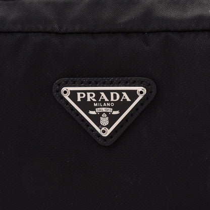 Prada Tessuto Nylon Saffiano Wristlet Black 6 of 11