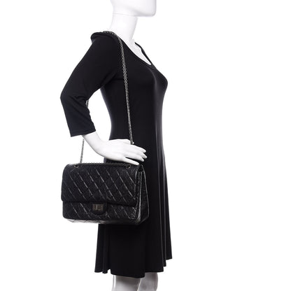 Chanel Aged Calfskin Quilted 2.55 Reissue 226 Flap Black 2 of 10