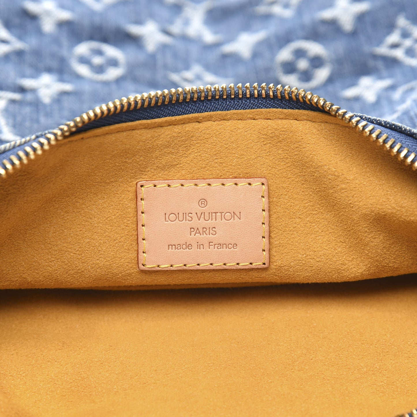 Monogram Denim Baggy PM Blue