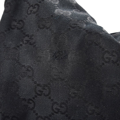 Gucci Monogram Medium Indy Top Handle Hobo Bag Black 7 of 10