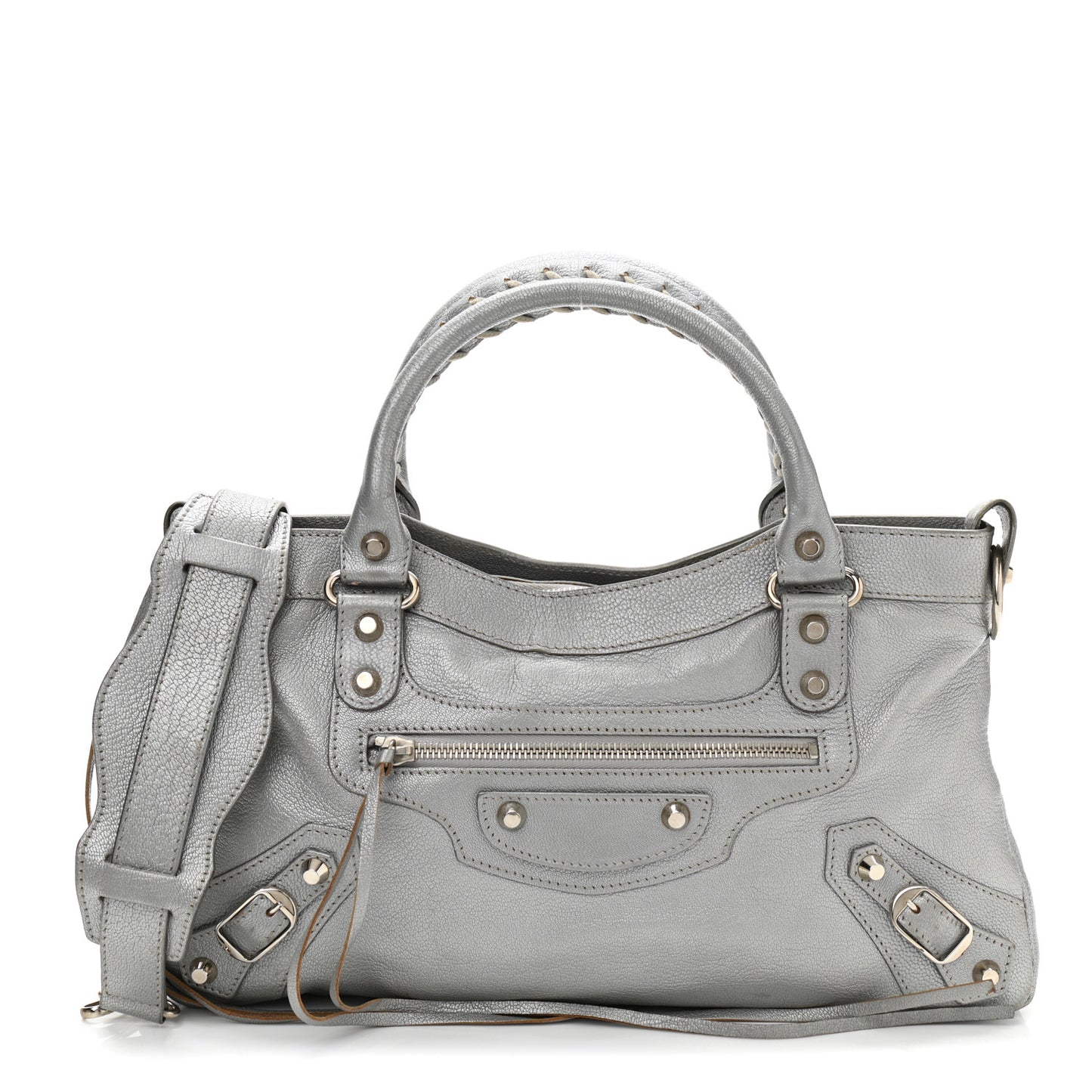 Pearlescent Goatskin Classic Palladium Hardware First Gris Gris Light