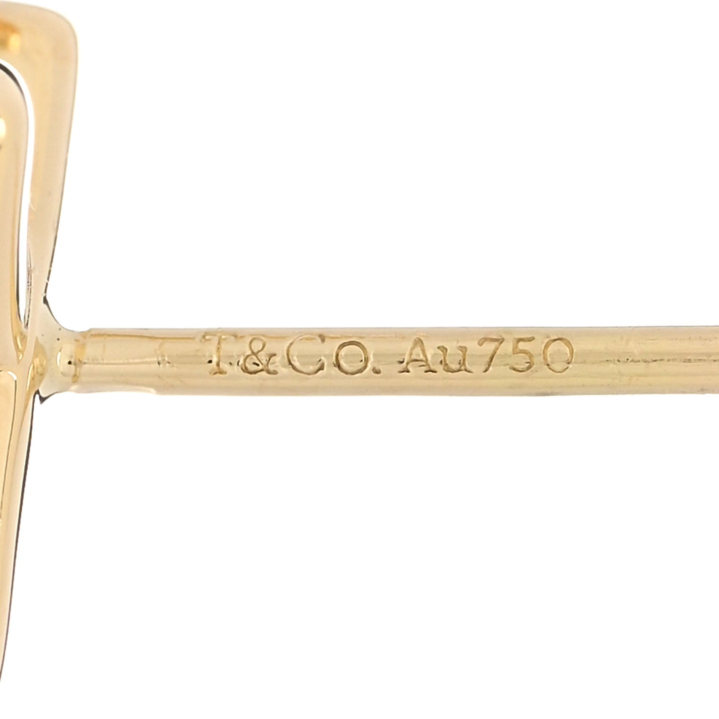 18K Yellow Gold Mini Paloma's Graffiti X Earrings