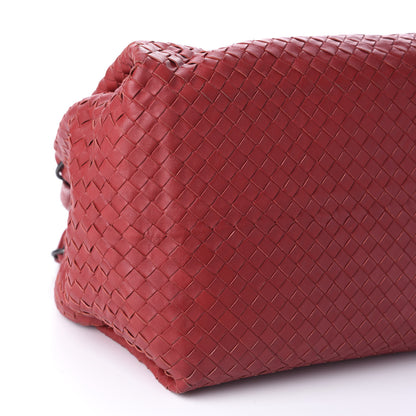 Bottega Veneta Nappa Intrecciato Parachute Bag Red 6 of 9