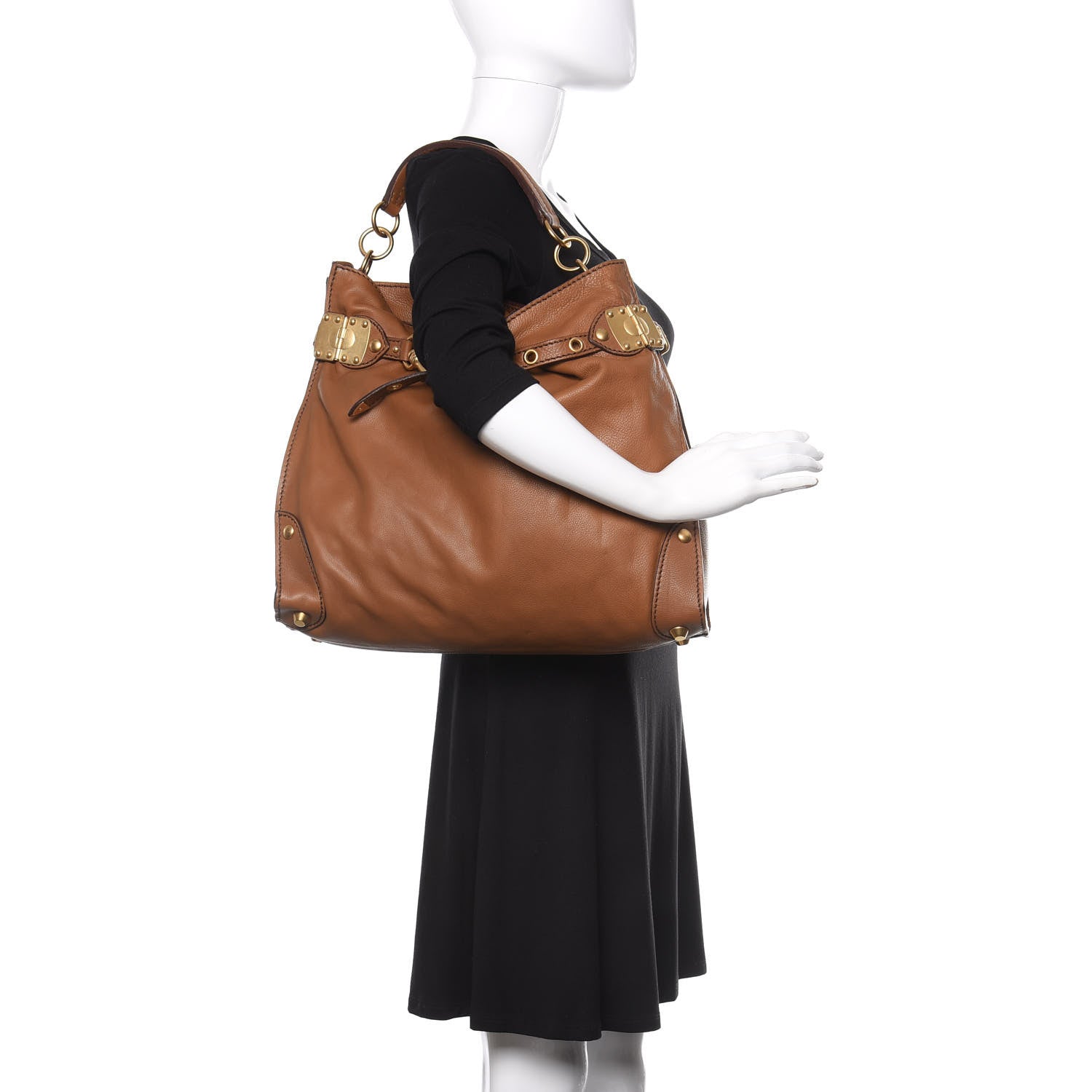 Miu Miu Soft Calfskin Sacca Sughero 2 of 14