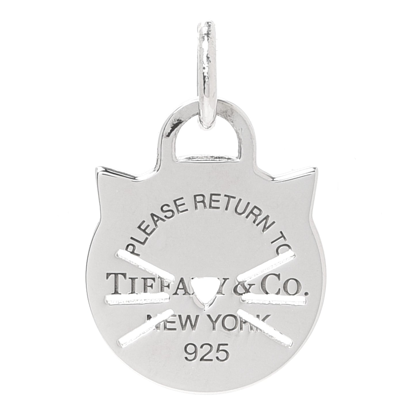 Sterling Silver Return to Tiffany Cat Charm