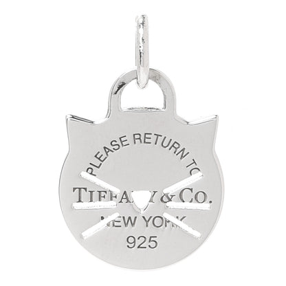 Tiffany Sterling Silver Return to Tiffany Cat Charm 1 of 3