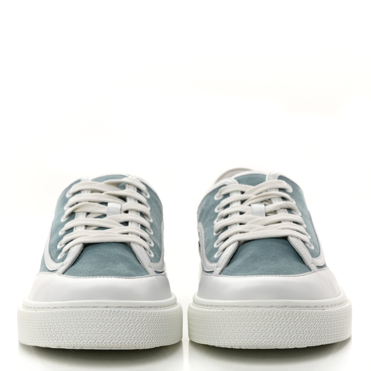Suede Get Sneakers 39.5 Vert D'eau White