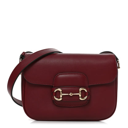 Gucci Arabella Calfskin Horsebit 1955 Shoulder Bag Rosso Ancora 1 of 11