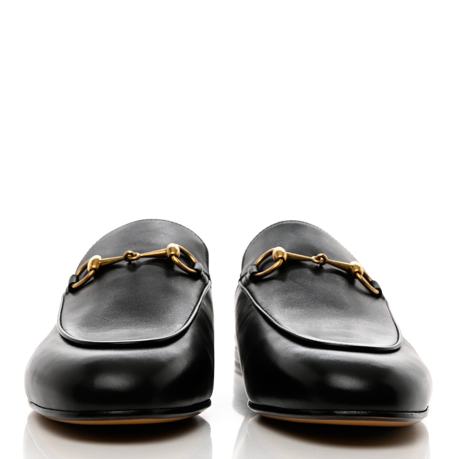 Gucci Calfskin Womens Princetown Slippers 38.5 Black 2 of 9