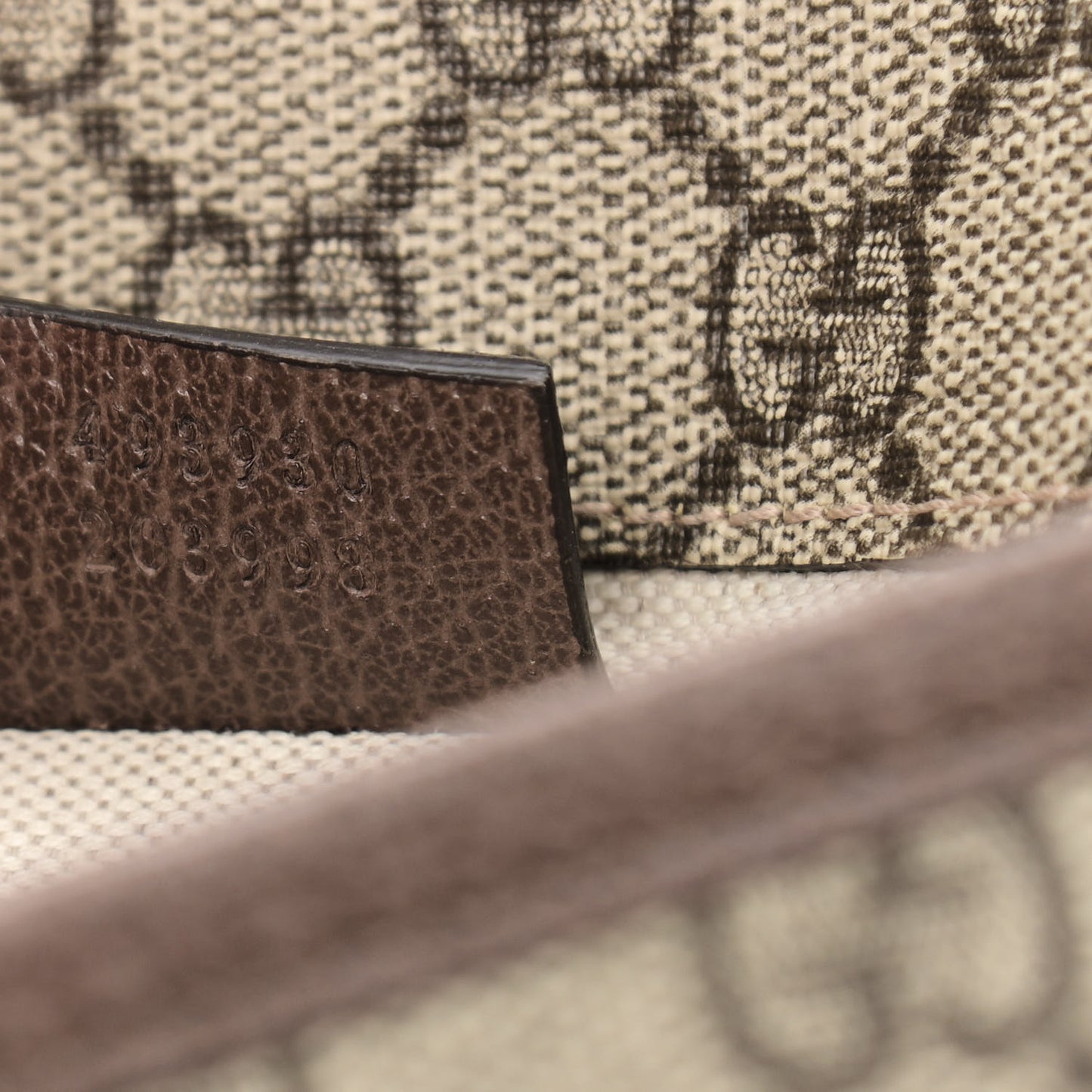 GG Supreme Monogram Neo Vintage Web Belt Bag Brown