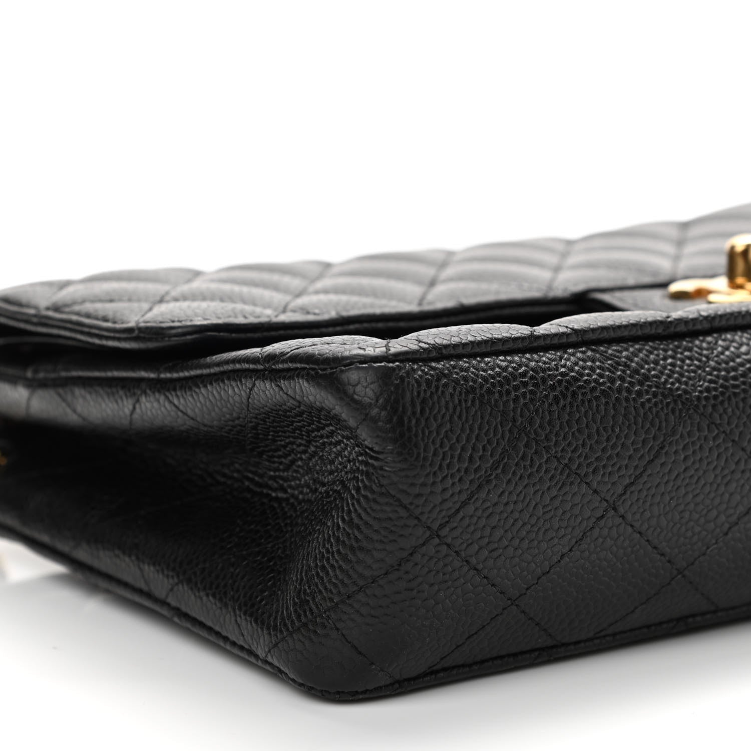 Chanel Caviar Quilted Medium Double Flap Black 9 of 15