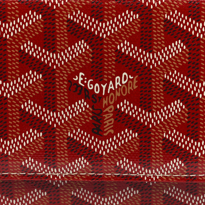 Goyard Goyardine Varenne Continental Wallet Red 7 of 9
