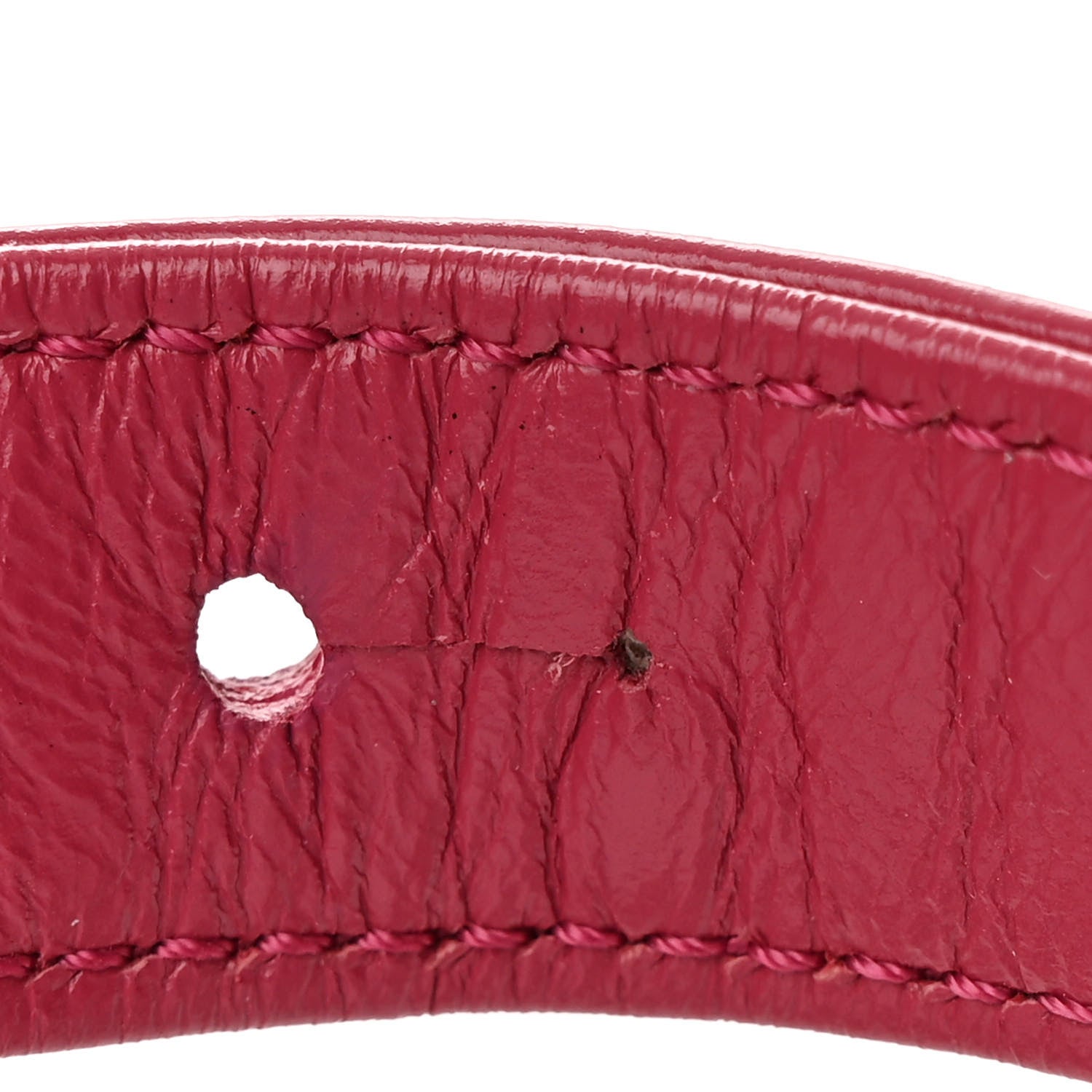 Chanel Aged Calfskin Quilted Small Gabrielle Hobo  Dark Pink 13 of 13