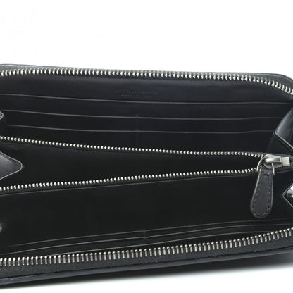 Bottega Veneta Nappa Intrecciato Zip Around Wallet Black 5 of 6
