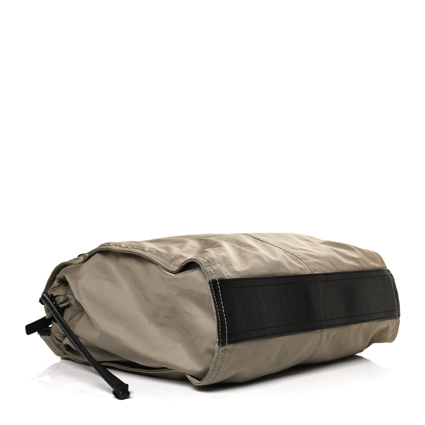 Nylon Buckleigh Packable Tote Bag Beige