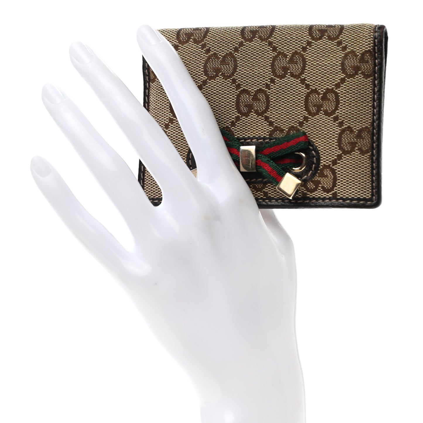 Monogram Travel Wallet Brown