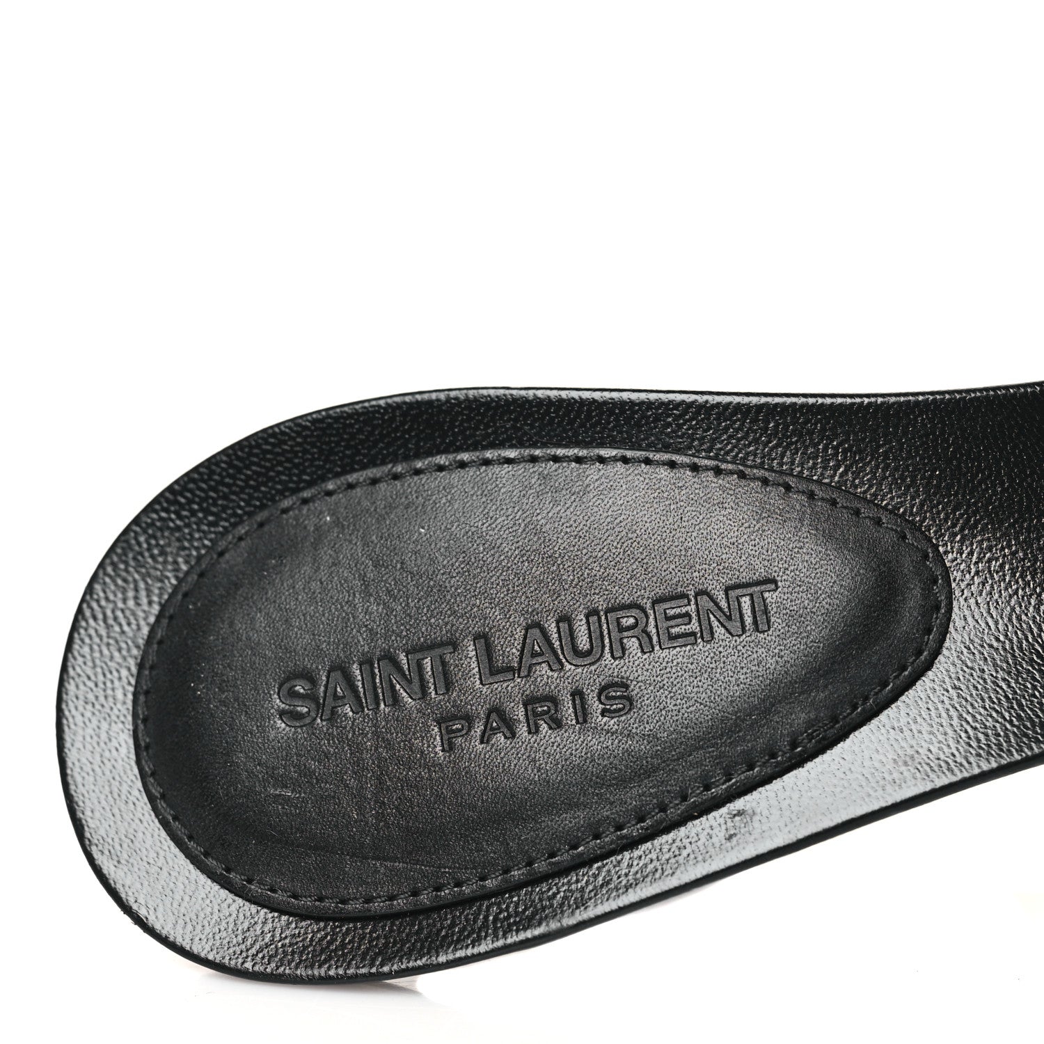 Saint Laurent Calfskin Carla 60 Mule Sandals 37 Black 7 of 8