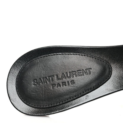 Saint Laurent Calfskin Carla 60 Mule Sandals 37 Black 7 of 8
