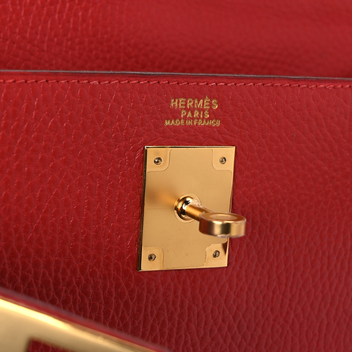 Hermes Ardennes Kelly Sellier 32 Rouge Vif 6 of 12